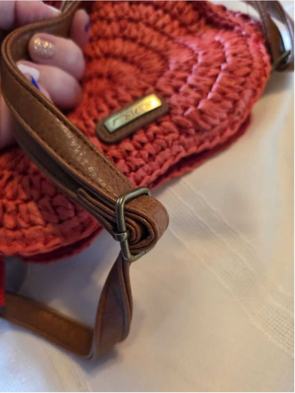 Sun N Sand Cross Body Bag Orange Heart